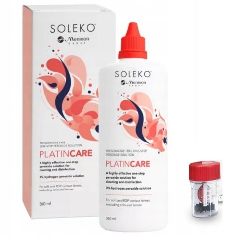 Płyn do soczewek SOLEKO Platincare 360ml bakteriobójczy