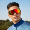 PolarZONE Duże Okulary Sportowe Przeciwsłoneczne Męskie Polaryzacyjne