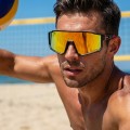 PolarZONE Duże Okulary Sportowe Przeciwsłoneczne Męskie Polaryzacyjne